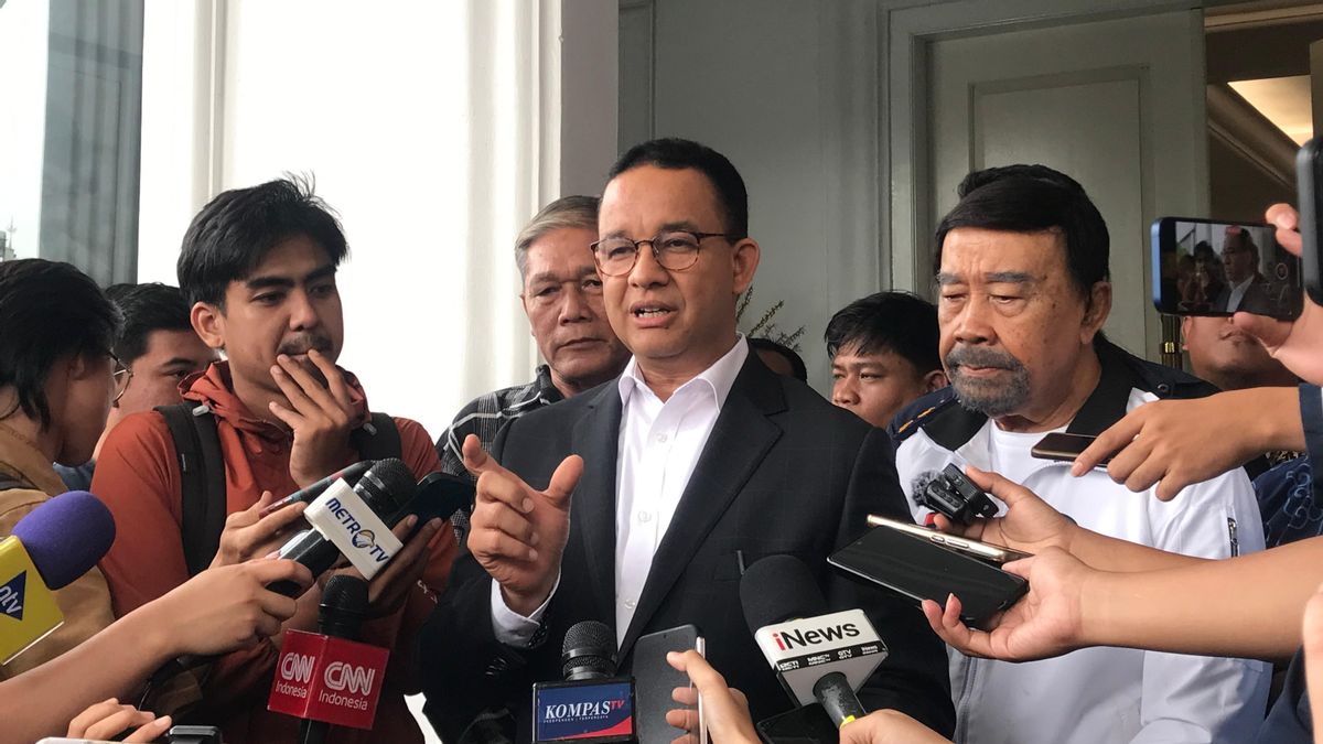 Anies n’a pas fermé la chance d’entrer dans le parti pour faire progresser les élections de Jakarta 2024