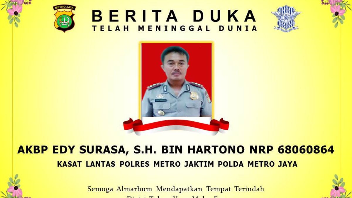 Serangan Jantung, Kasat Lantas Polres Metro Jaktim Meninggal Dunia