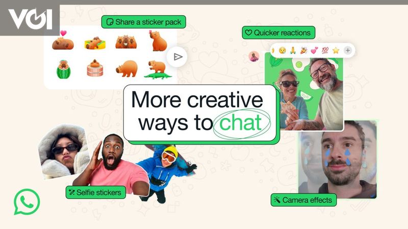 أصدرت WhatsApp ميزة جديدة ، بدءا من تأثير الكاميرا إلى مشاركة حزم الملصقات