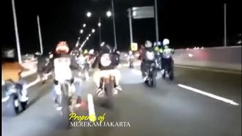 After The Action Breaking The Kelapa Gading-Pulo Gebang Toll Road, 25 Motorcyclists Arrested By Polda Metro