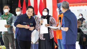 Bagikan NIB di Lampung, Erick Thohir Pastikan Pertumbuhan dan Pembukaan Kerja Terus Terjadi