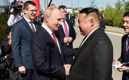 Sambut Kim Jong-un di Fasilitas Peluncuran Luar Angkasa Rusia, Presiden Putin: Ini Kosmodrom Baru Kami