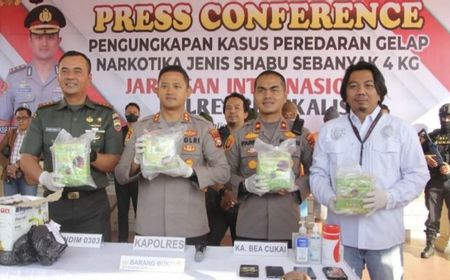 Polres Bengkalis Gagalkan Penyelundupan 4 Kg Sabu dari Pekanbaru