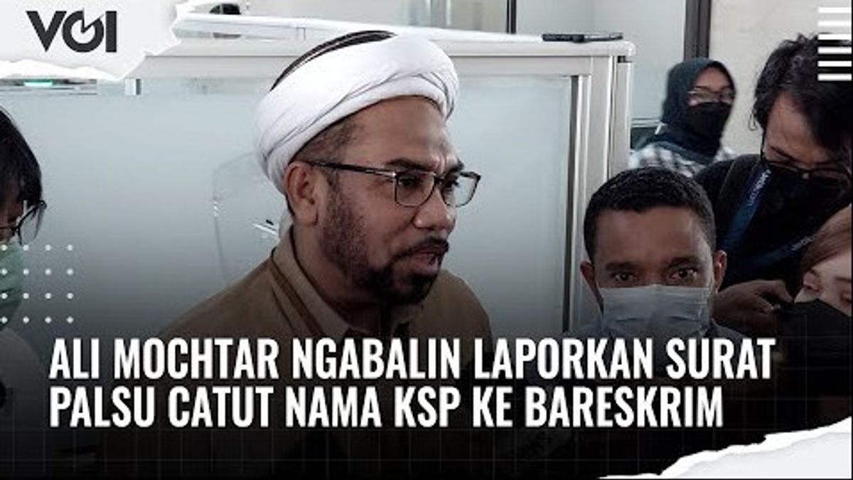 VIDEO: Report Profiteering Of Names In Donations Of IDR 800 Million, Ali Mochtar Ngabalin Visits Criminal Investigations