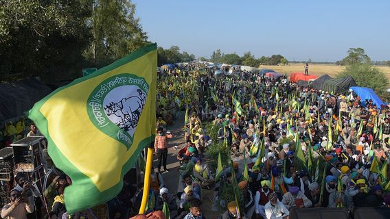 Demo Tolak Reformasi Pertanian India semakin Masif: Aparat Cegah Demonstran Masuki New Delhi