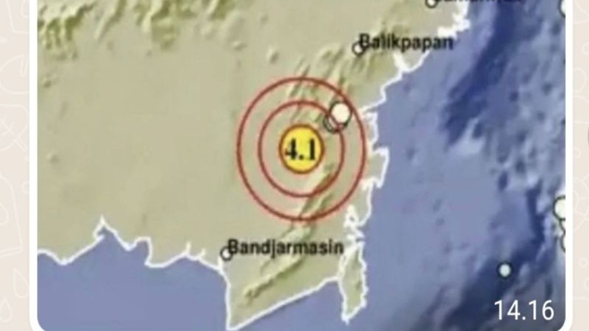 The 4.0 Magnitude Earthquake That Rocked South Kalimantan's Balangan Is Not Feelable, BPBD Urges Residents Not To Panic