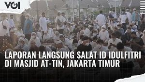 VIDEO: Suasana Salat Id di Masjid At-Tin TMII, Jemaah Membeludak 