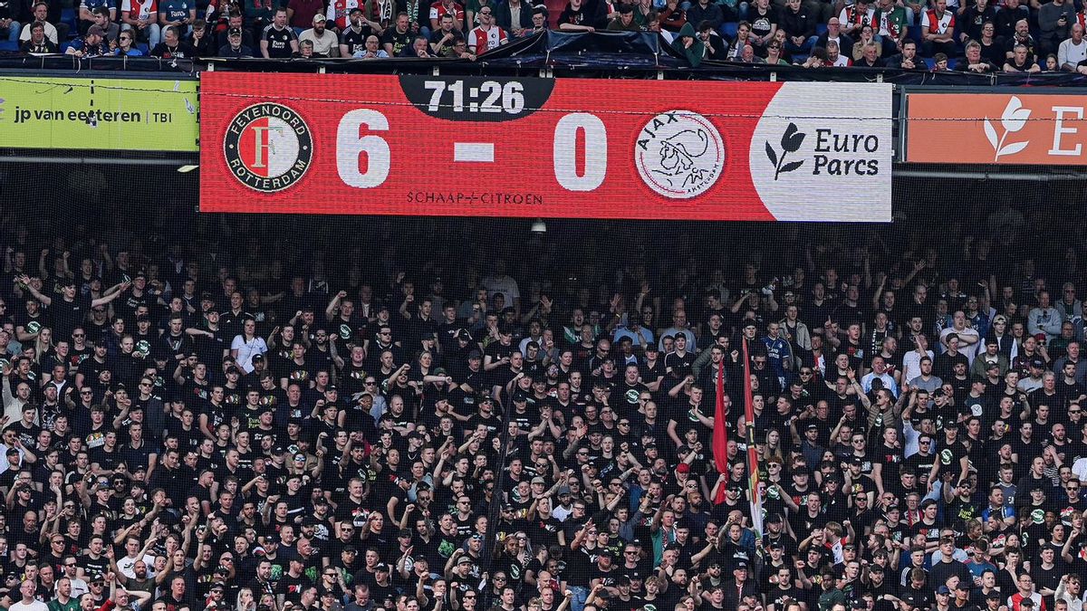 Assassiné par Feyenoord 6 buts sans réponse dans le derby « Classieker », ajax : honte, cela prendra longtemps