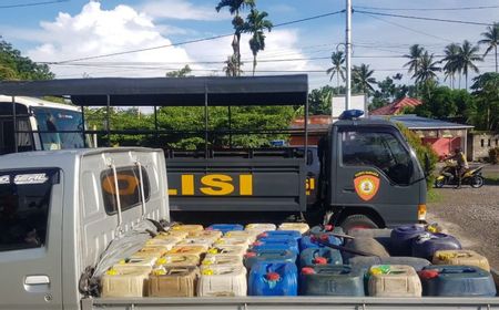 Tak Punya Dokumen Sah, Sopir dan 800 Liter Minyak Tanah Diamankan Polresta Tidore Kepulauan