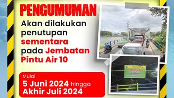 Demain, l’accès au pont de porte d’eau 10 sera fermé par le gouvernement de la ville de Tangerang, vérifiez les voies alternatives