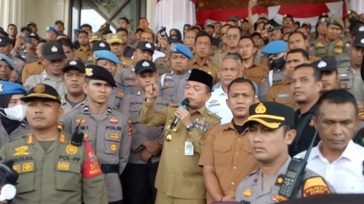 Coal Driver's Demonstration Ended In The Destruction Of Jambi Governor's Office Reported To The Police