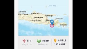 Gempa Bumi Magnitudo 5,1 di Jawa Timur Dilaporkan Timbulkan Kerusakan di Jember