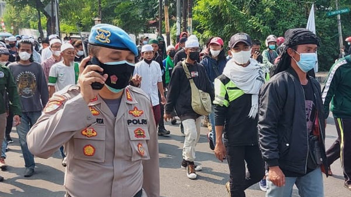 Puluhan Simpatisan Rizieq Shihab yang Diamankan di Polres Jakarta Utara Dibebaskan