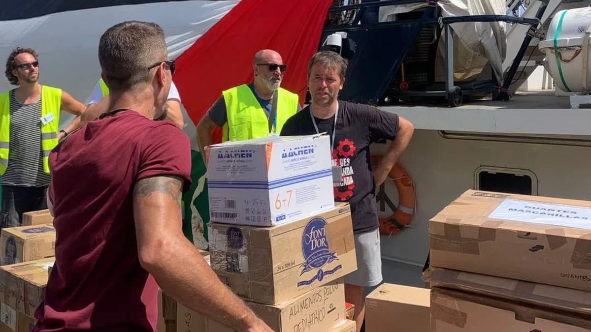 Armada Kemanusiaan yang Membawa Bantuan Menuju Gaza Kembali ke Barcelona karena Cuaca Buruk