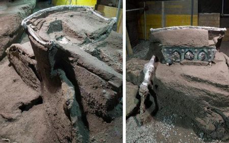 Arkeolog Temukan Kereta Romawi Kuno di Situs Arkeologi Pompeii