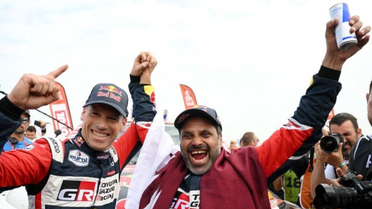 Nasser Al-Attiyah Champions Of The Paris Dakar Rally For The Fifth River