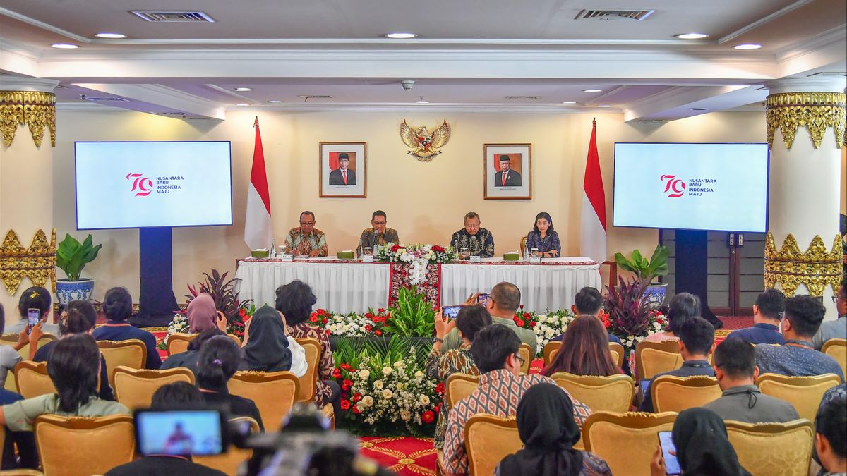 Makna logo Hut RI 79: インドネシアの新首都と新しい指導者を歓迎する
