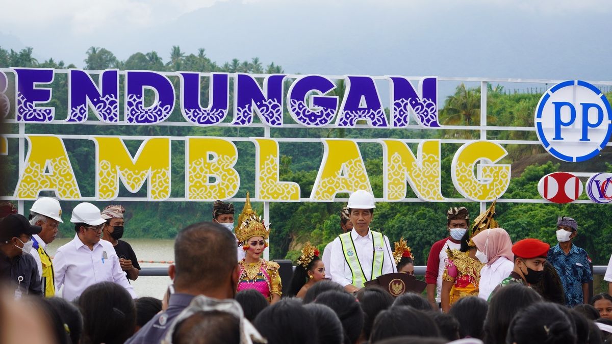 PTPP Completes Construction Construction Of Tamblang Dam Projects In Buleleng Bali