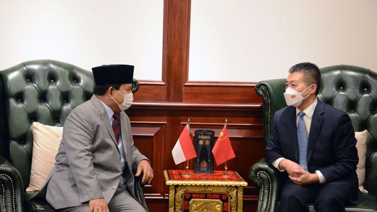 Chinese Ambassador Visits Defense Minister Prabowo, Discusses Education To Security In Asia