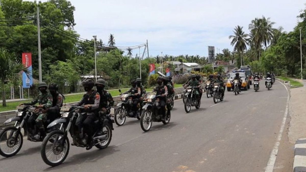 TNI-波利在世界超级摩托车之前加强曼达利卡赛道地区的巡逻