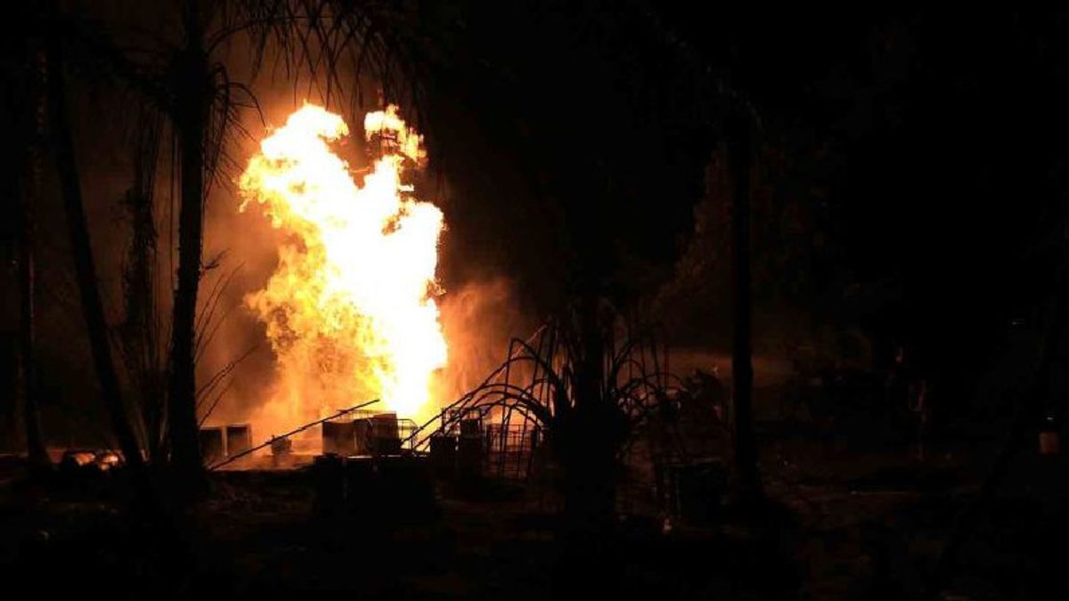 انفجار بئر نفط غير قانوني في مستوطنة شرق آتشيه ، BPMA تنتظر نتائج التحقيق في الزناد