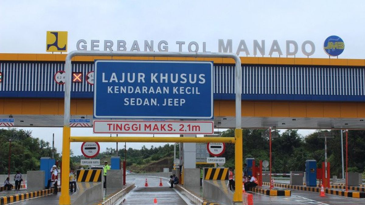 Pengumuman! Jalan Tol Manado-Bitung Ruas Danowudu-Bitung Beroperasi Tanpa Tarif Mulai Hari Ini