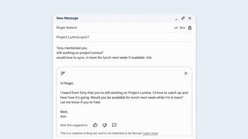Google Perluas Alat Bantu Penulisan Berbasis AI ke Web Gmail