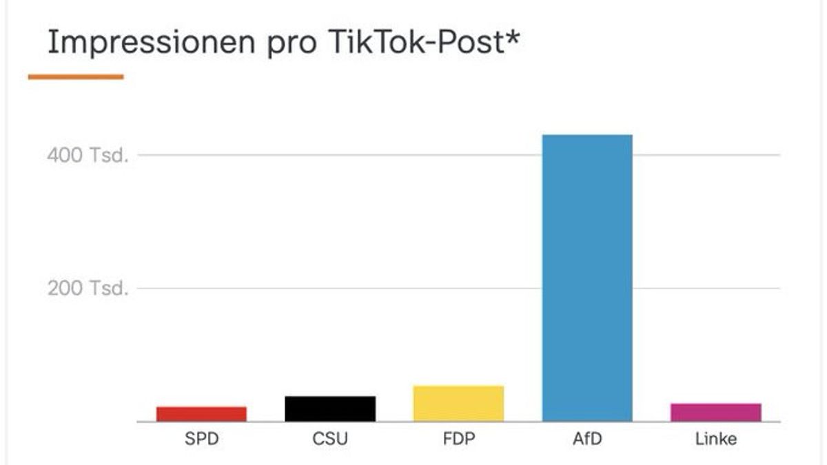 TikTok : Le parti allemand d'extrême droite devant les jeunes électeurs avant les élections européennes