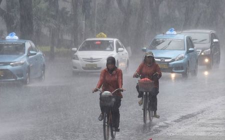 Kecuali Jakarta, Sebagian Besar Wilayah di Tanah Air Hujan Hari Ini