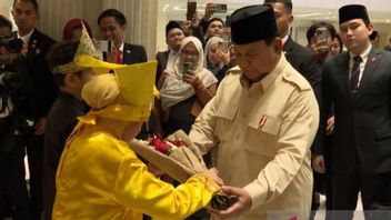 Tiba di Kairo, Presiden Prabowo Disambut Siswa SD WNI Berbusana Adat