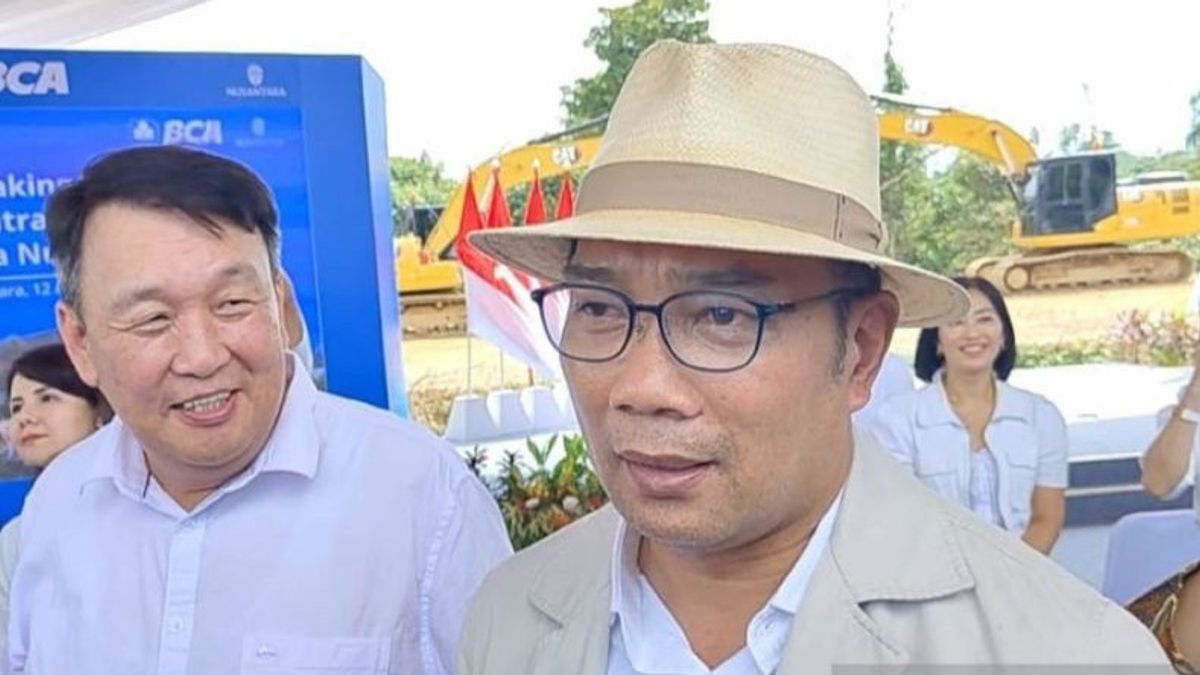 Ridwan Kamil espère qu’il n’y a pas de catastrophe dans la dynamique des partis