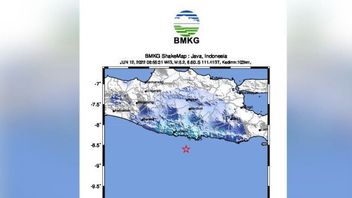 5.2 マグニチュード地震がトレンガレックを揺るがす、BMKG:被害報告はまだない