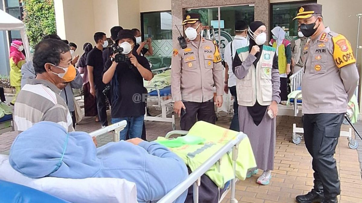 14 Nages à l’hôpital AR Rahmah de Tangerang ont également été touchés par une fuite de gaz d’amnistie dans une usine d’ glace de Batu