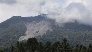 BNPB グヌンイブのラハール洪水が発生しやすい地域の地図、噴火後の二次災害軽減