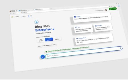 Microsoft Luncurkan Bing Chat untuk Bisnis, Bawa Banyak Fitur Privasi Lebih Ketat!