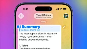 2026 年 Telegram 的第一个更新：提供 AI 概要和液体玻璃设计