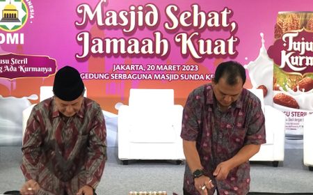 Susu Steril Tujuh Kurma dan DMI Gelar Program Edukasi Kesehatan 'Masjid Sehat, Jamaah Kuat' di 777 Masjid