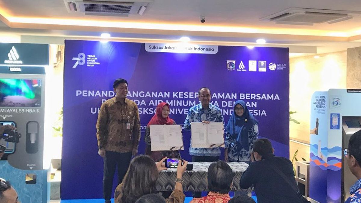 PAM Jaya Collaborates With UI Academics To Study The Quality Of Clean Water Services For Jakarta Residents