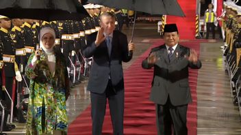 Prabowo and Erdogan's Umbrella Sharing Moment, When Turkish President Arrives in Jakarta