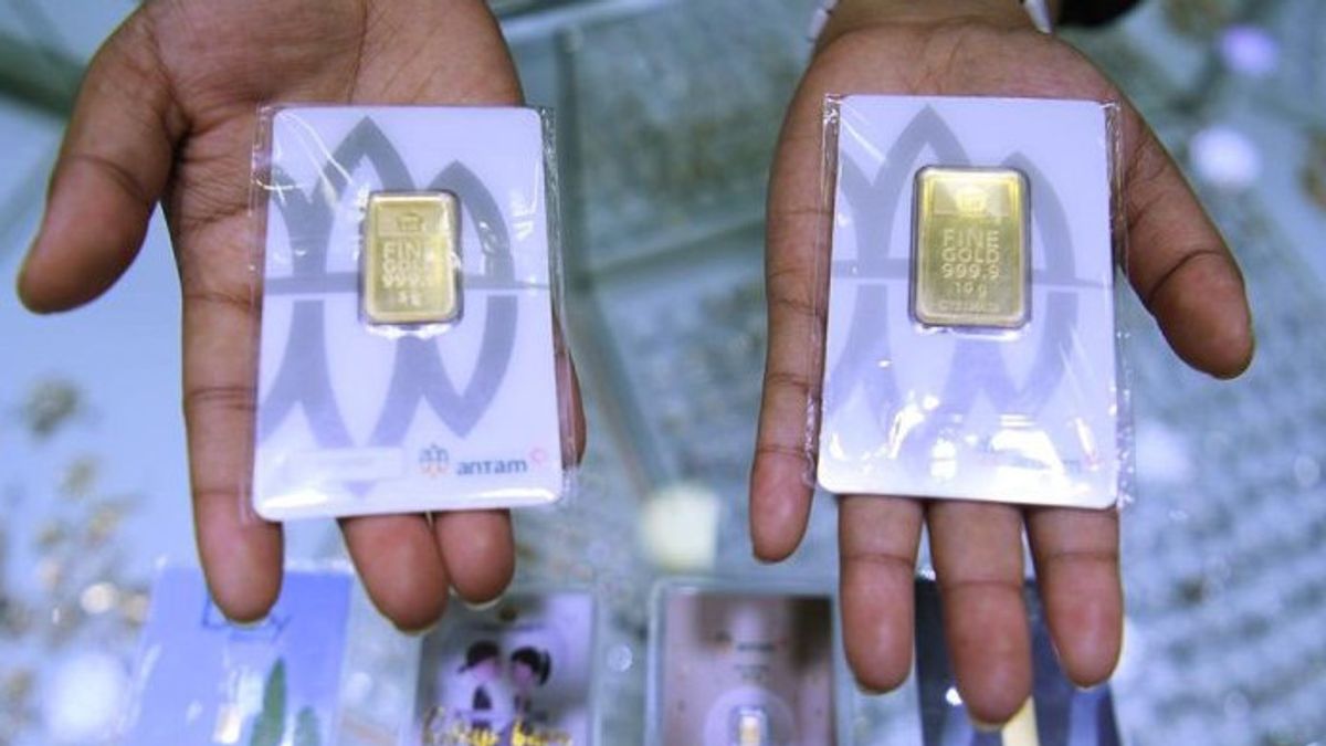 Le prix de l’or Antam passe de 11 000 IDR à 1 482 millions IDR par kilogramme