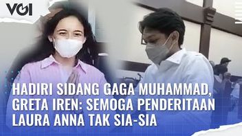 VIDEO: Hadiri Sidang Gaga Muhammad, Doa Greta Iren: Semoga Penderitaan Laura Anna Tak Sia-Sia