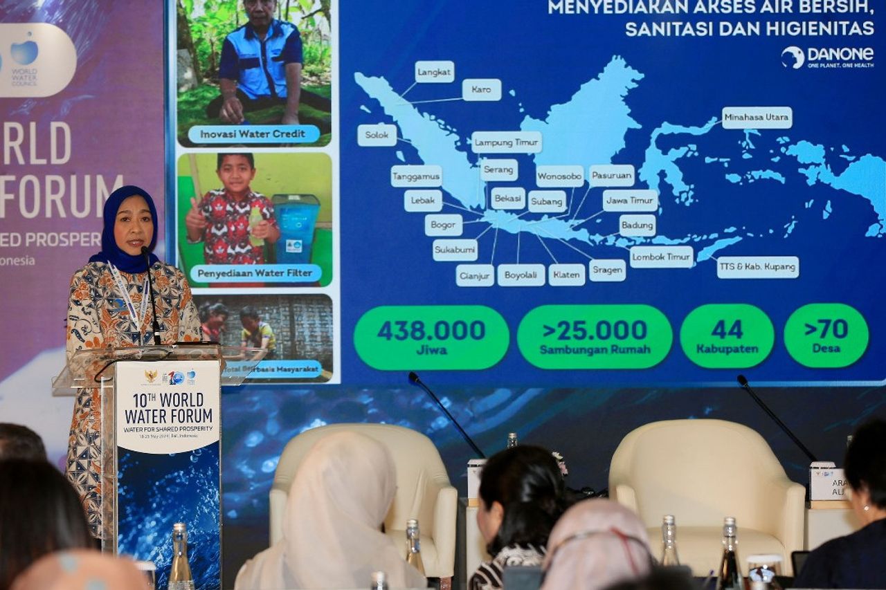 ダノン・インドネシアは、持続可能な水の管理における政府パートナーの民間部門のパイオニアとしての地位を強化する