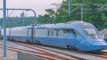 South Korea Hit by Heavy Rain, KTX High-Speed ​​Train Slows Down