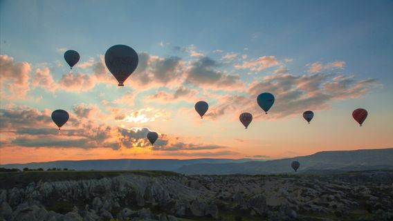 The Number Of Air Balloon Wahana Tourists In Turkey's Cappadocia Sets A Record Throughout 2024