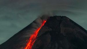 Berita DIY: Guguran Lava Pijar Gunung Merapi Meluncur 15 Kali ke Arah Barat Daya