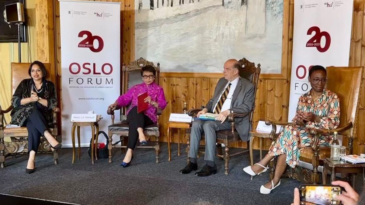 Oslo Forum, Menlu Paparkan Peran ASEAN Jaga Perdamaian