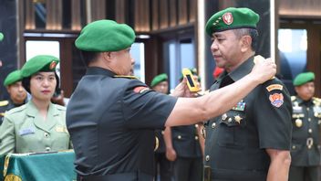 TNIアリフ・ラーマン・オフィシャル・ジャバット・ワカサド中将、インドネシア陸軍の5つの戦略的地位が変わった