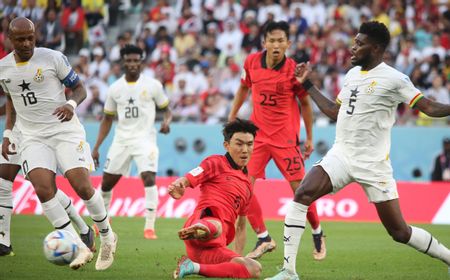 Piala Dunia 2022: Kalah dari Ghana, Tipiskan Peluang Korea Selatan Lolos ke 16 Besar