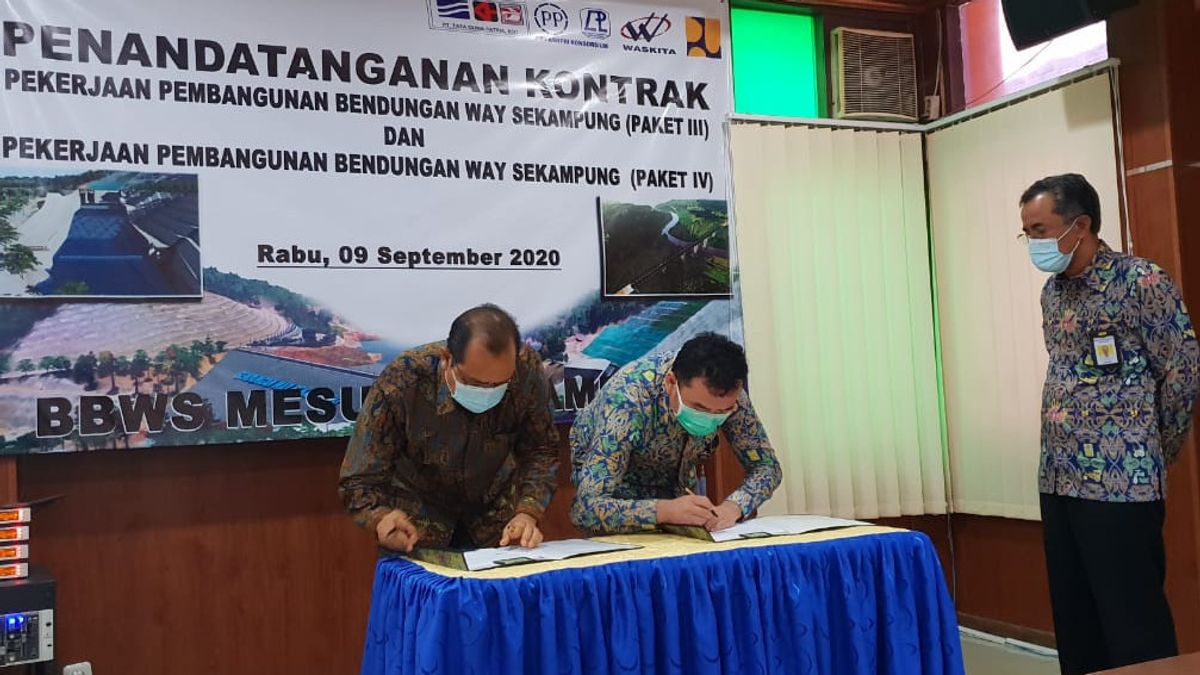 PTPP Dipercaya Kementerian PUPR untuk Bangun Bendungan Way di Bandar Lampung