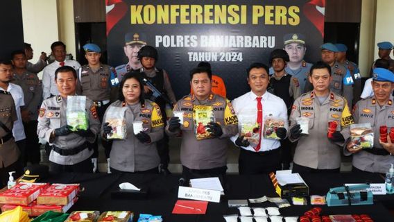 Polres Banjarbaru Gagalkan Peredaran Sabu seberat 9,6 Kilogram